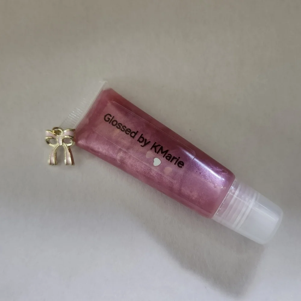 Shimmer Lip Gloss - Pink By KMarie 5ml
